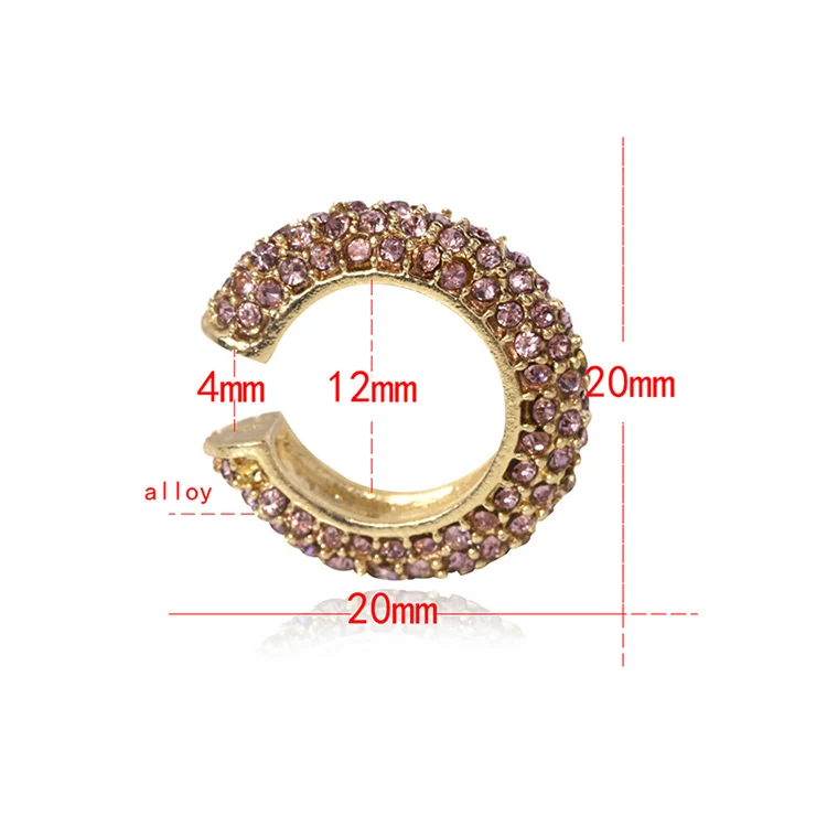 CARSINEL Фирменная Новинка Мода красочные Bijoux(украшения своими руками) с украшением в виде кристаллов Стразы Серьги в виде колец, для Для женщин маленькие серьги вашей мечты ювелирные украшения оптом ER0725