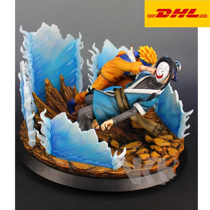 

14" Anime Statue Uzumaki Bust Haku Ice-Strom Full-Length Portrait With LED Light Original Ver GK Action Figure Toy 35CM X2451
