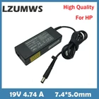 Блок питания LZUMWS19V для ноутбука HP Pavilion DV3 DV4 DV5 DV6, 7,4*5,0 мм, 90 Вт