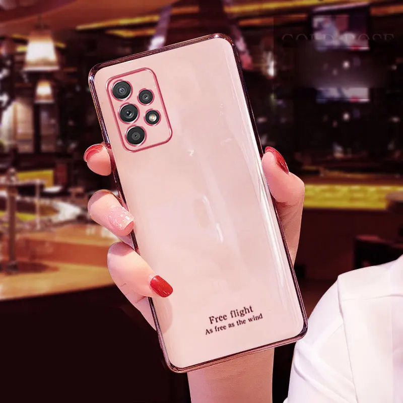 Luxury Silicone Case For Samsung Galaxy A52 phone Case Cover A72 4G Shockproof Holder Case For Samsung Galaxy A32 A52 A72 5G