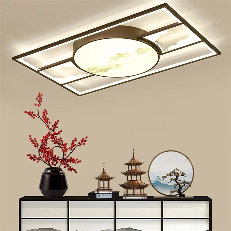 OUFULA современные ультра тонкие потолочные светильники современный дом подходит