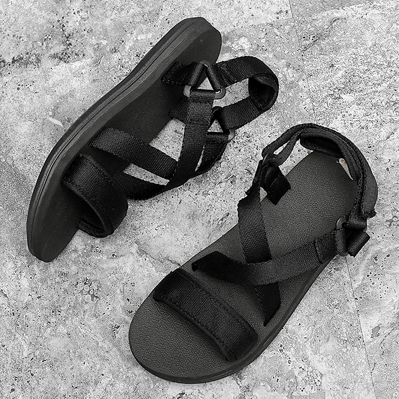 

2021 Genuine Leather Men Shoes Summer New Large Size Men's Sandals Men Sandals Fashion Sandals Slippers Big Size 39-47