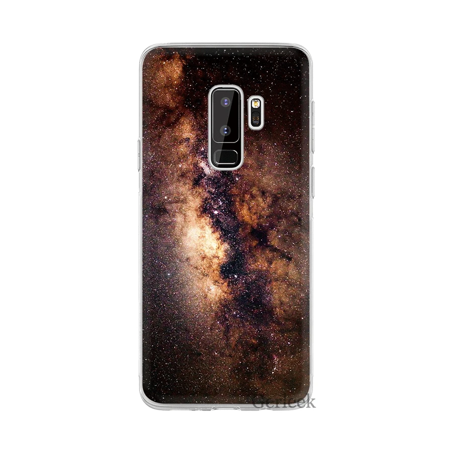 Phone Case For Samsung Galaxy S6 S7 Edge S8 S9 S10 S10E Plus Note 8 9 M10 M20 M30 M40 Cover antasy Nebula Space Star Universe | Мобильные