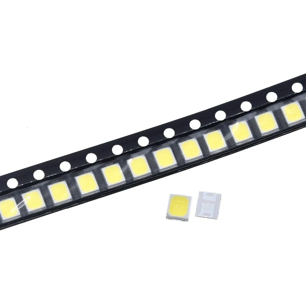 100 шт. 21-25 лм Белый/теплый белый 2835 SMD СВЕТОДИОДНЫЙ 0,2 Вт высокояркий светодиодный чип