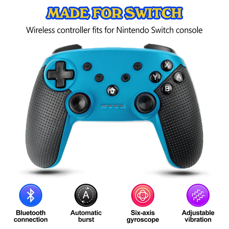 Беспроводной джойстик для Nintendo Switch геймпад Bluetooth switch NS Pro с шестью осями