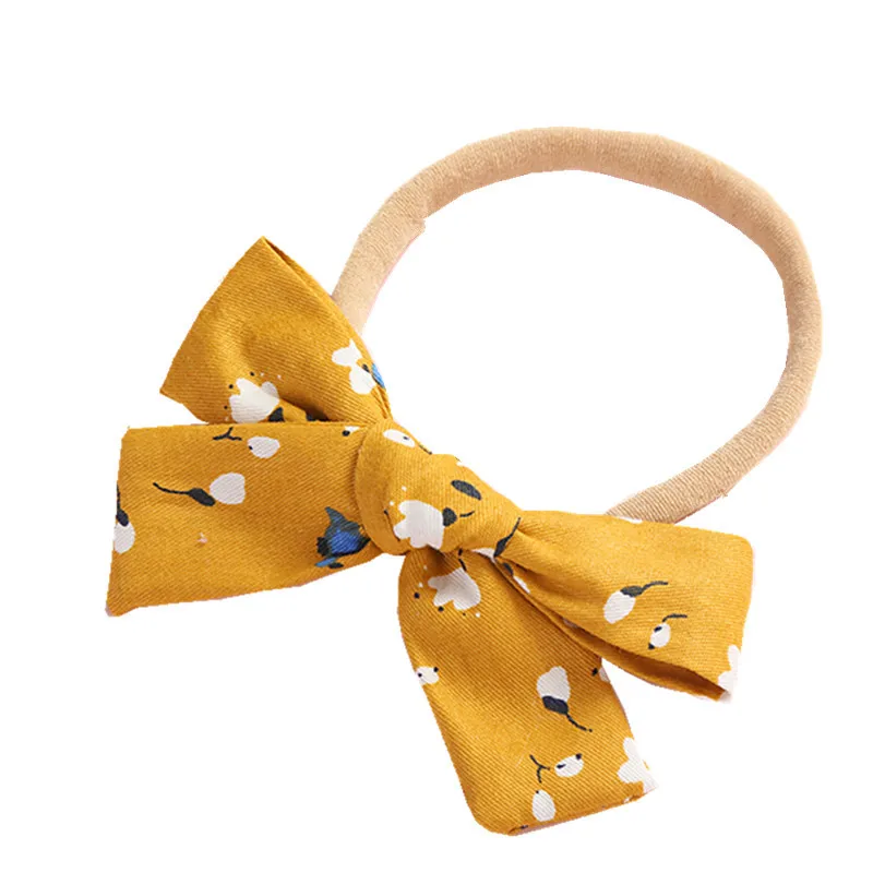 Детские головные повязки ручной работы с милым рисунком аксессуары для волос