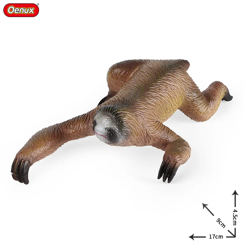 

Cross-border Simulation Animal Model Children's Science Education Cognition Solid Static Sloth Long-armed Orangutan Monkey Toy D