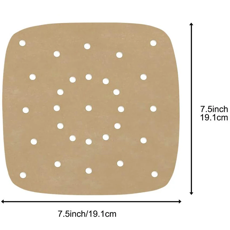 Аэрофритюрница для приготовления блюд без колодки 200 листов 7 5 Inch Unbleached