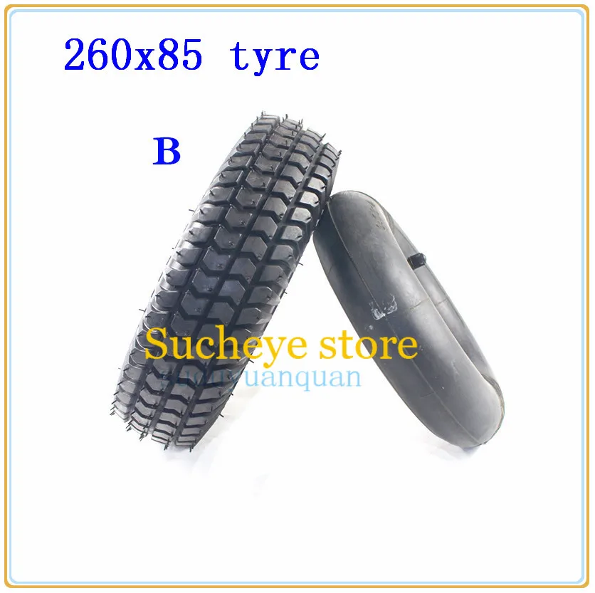 Высокое качество новые 260x85 шины 3 00-4 10 ''x 3'' скутер и внутренняя трубка
