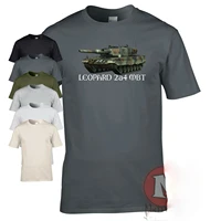 leopard main battle tank men t shirt modern german army military vehicle