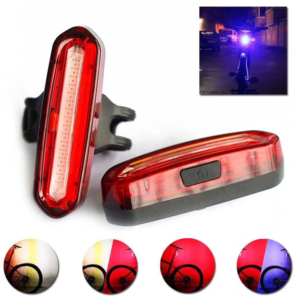 Bike Light USB Rechargeable LED Taillight Super Bright Cycling Tail Safety Warning Flash Bicycle | Спорт и развлечения