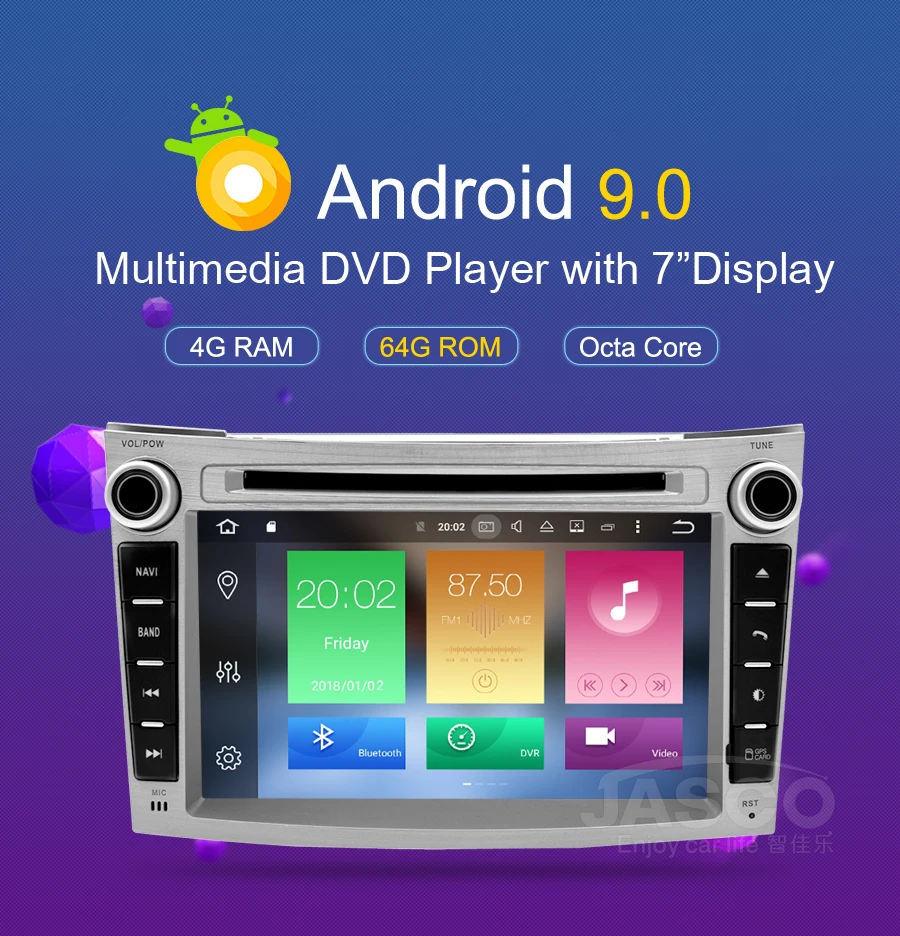 4 ГБ ОЗУ Android 9,0 автомобильный стерео dvd-плеер gps ГЛОНАСС навигация для Subaru Legacy Outback 2008+ видео мультимедиа радио головное устройство