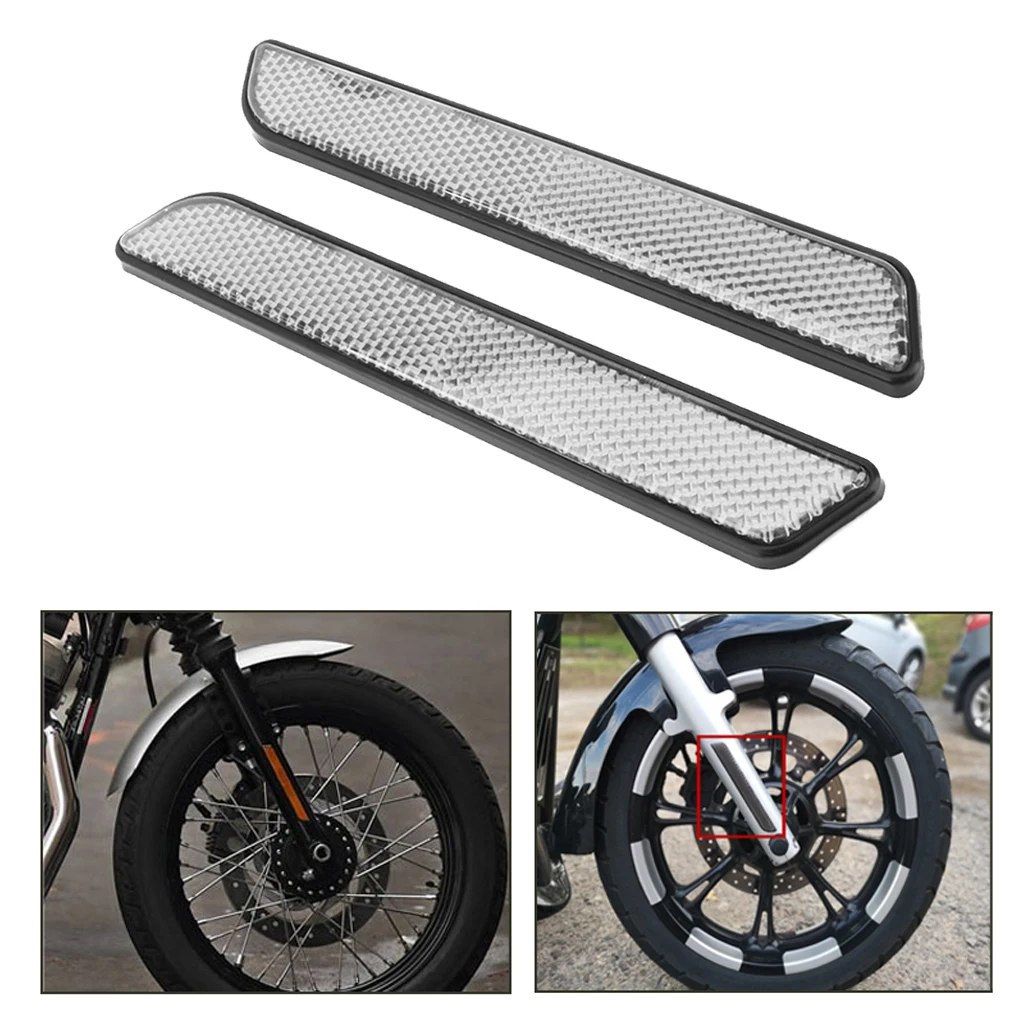 

Lots 2 Motorbike Front Fork Leg Reflector Ornamental For Touring