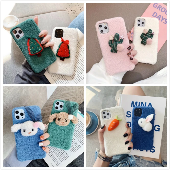 Милый чехол для IPhone 11 Pro Max Веселый Чехол с рождественской елкой XR X XS 6S 7 8 Plus