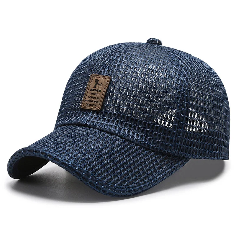 

Breathable Sun Baseball Cap Pure Color Quick Dry Mesh Summer Quick Snapback Fashion Brand For Men And Women Snapback Hat 2021