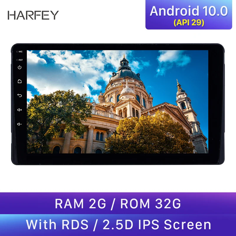 Сенсорный экран Harfey Android 10 0 для 2015 TOYOTA Sienna 9 дюймов радио головное устройство