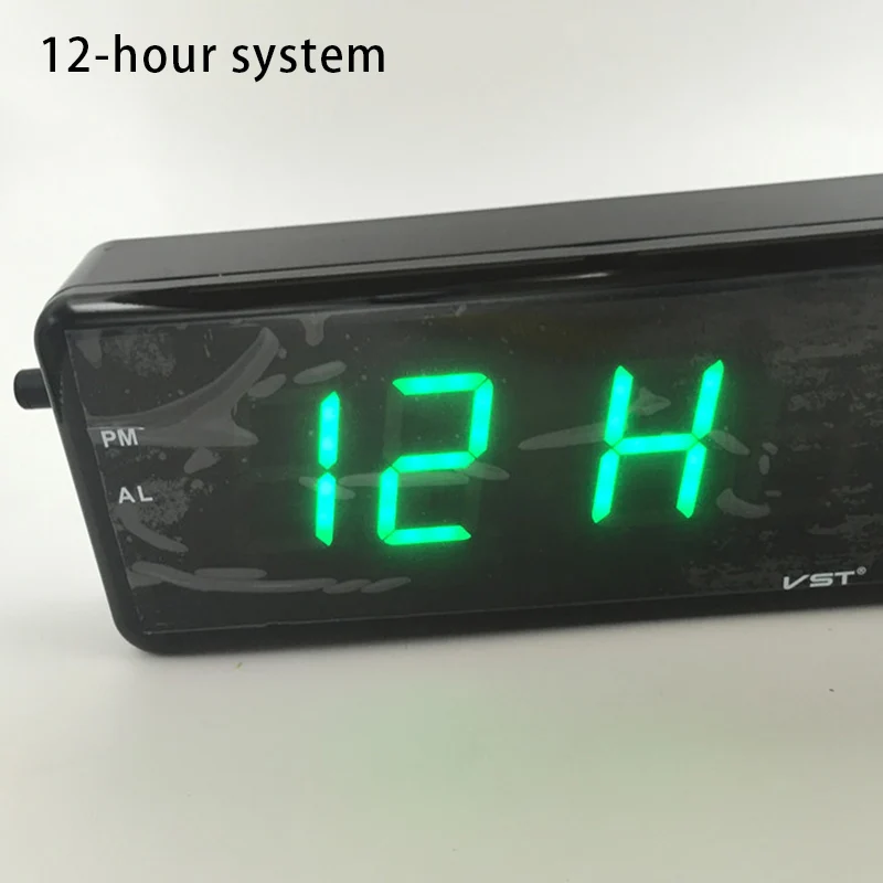 Светодиодные цифровые настенные часы цифросветодиодный настенный термометр со