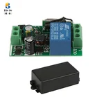 Универсальный беспроводной пульт дистанционного управления, 433 МГц, 85 в, 110 В переменного тока, 1 канал, релейный модуль приемника для открывания ворот гаража