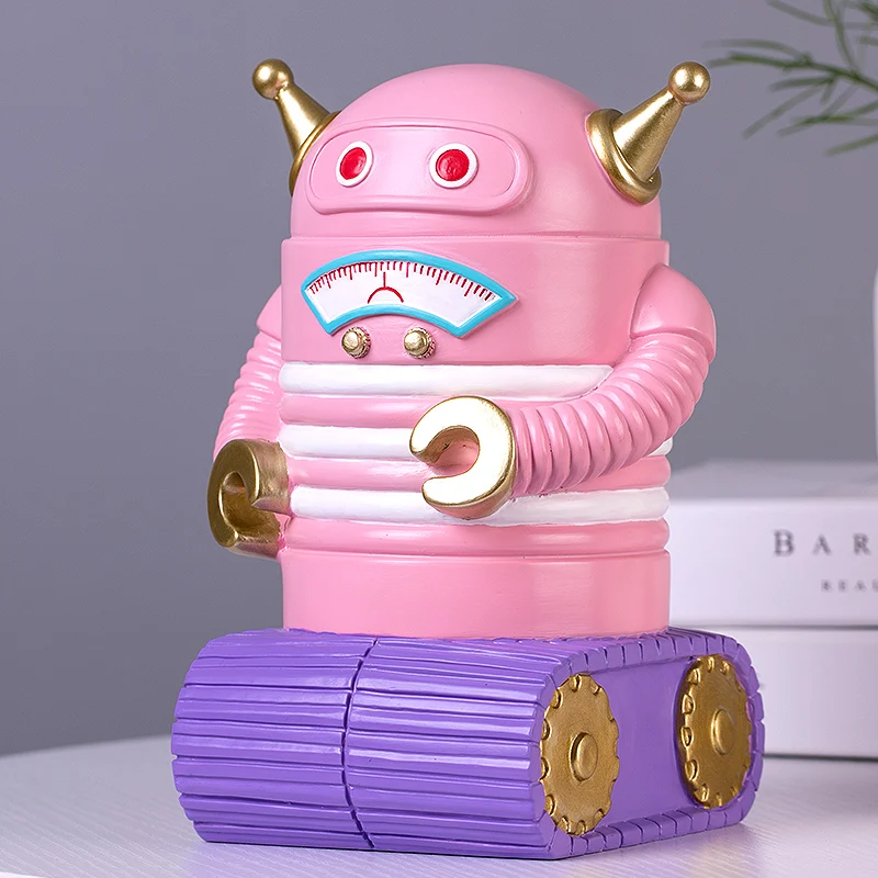 

Cartoon piggy bank child piggy bank is not desirable creative ornaments large can not enter the piggy bank boy gift