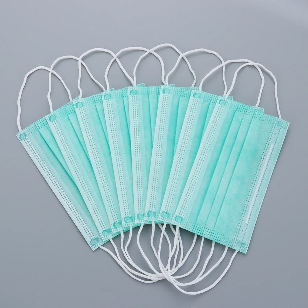 Новая 3-слойная маска с фильтром и заушными петлями противопылевая для рта