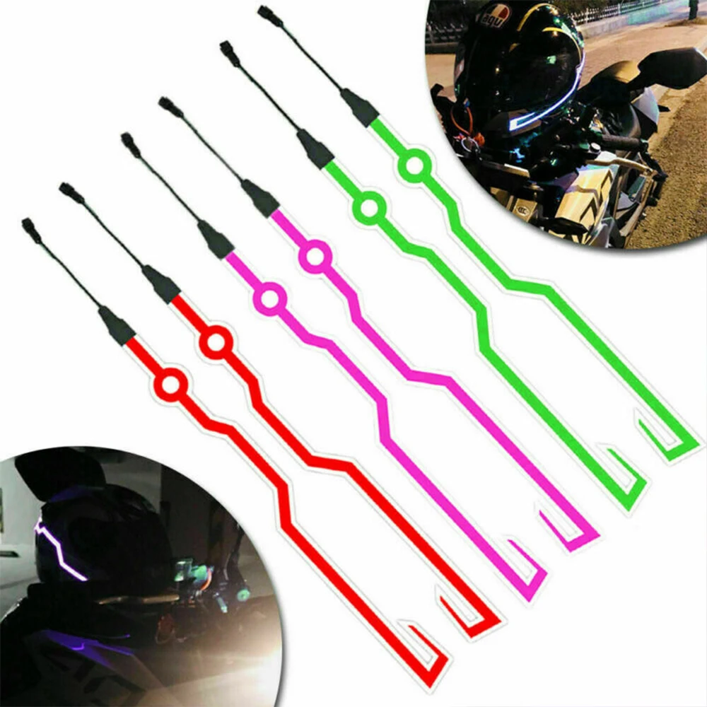 

PVC Helmet light belt 51CM Waterproof Accessory Parts Universal LED Signal