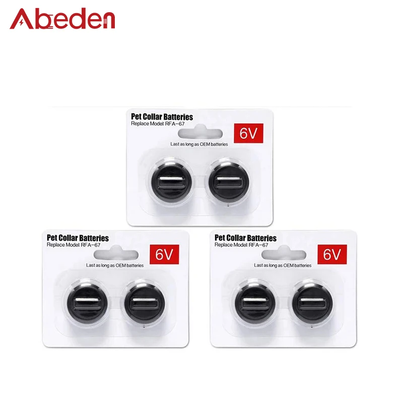 Abeden 6 шт./упаковка детские носки ошейник для домашних животных батареи совместимы