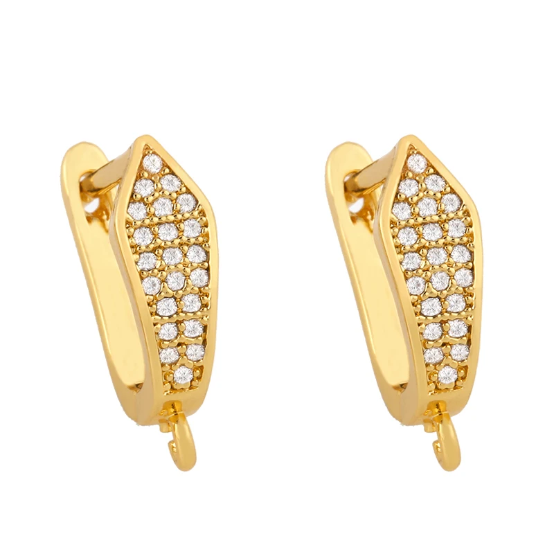 OCESRIO латунные серебряные серьги крючки аксессуары хрустальные серьги-гвоздики