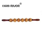 Массажная палка для всего тела, деревянная палка для массажа талии, спины, шеи, ног