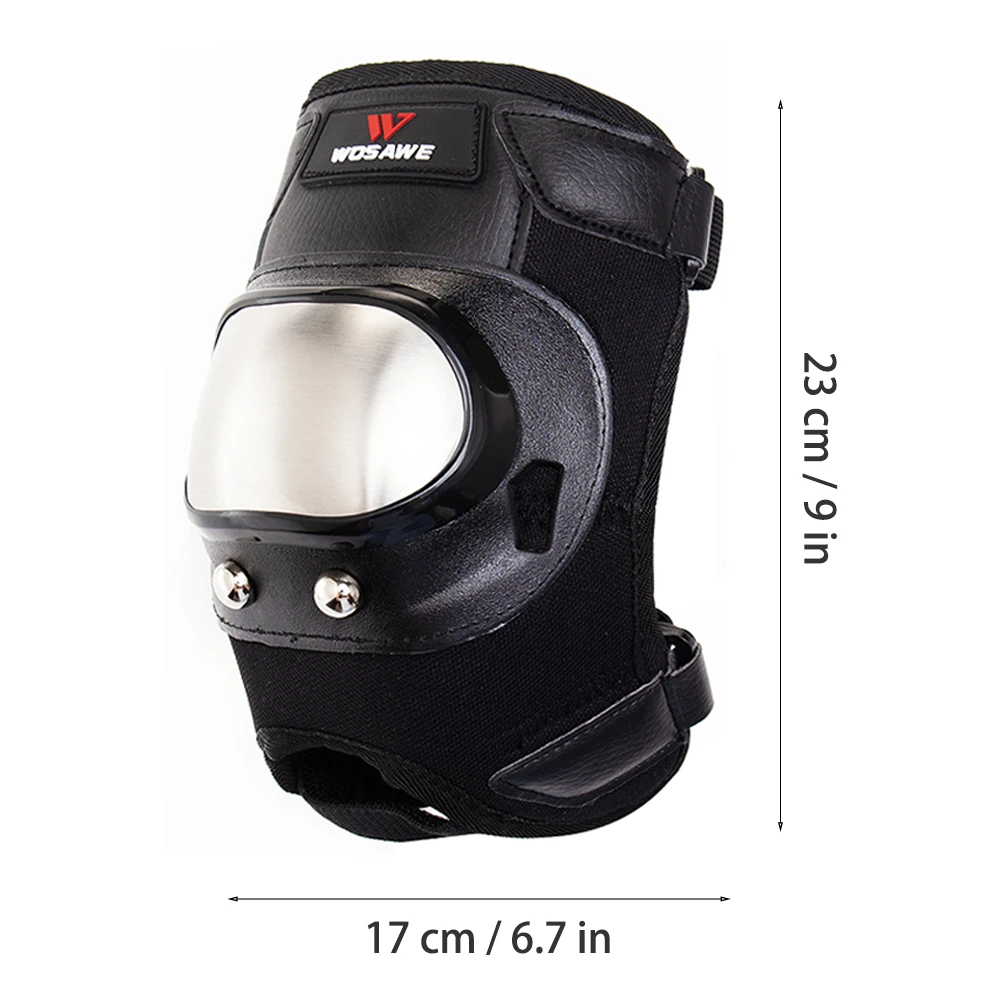 Наколенники из нержавеющей стали для мотоциклов набор налокотников мотокросса