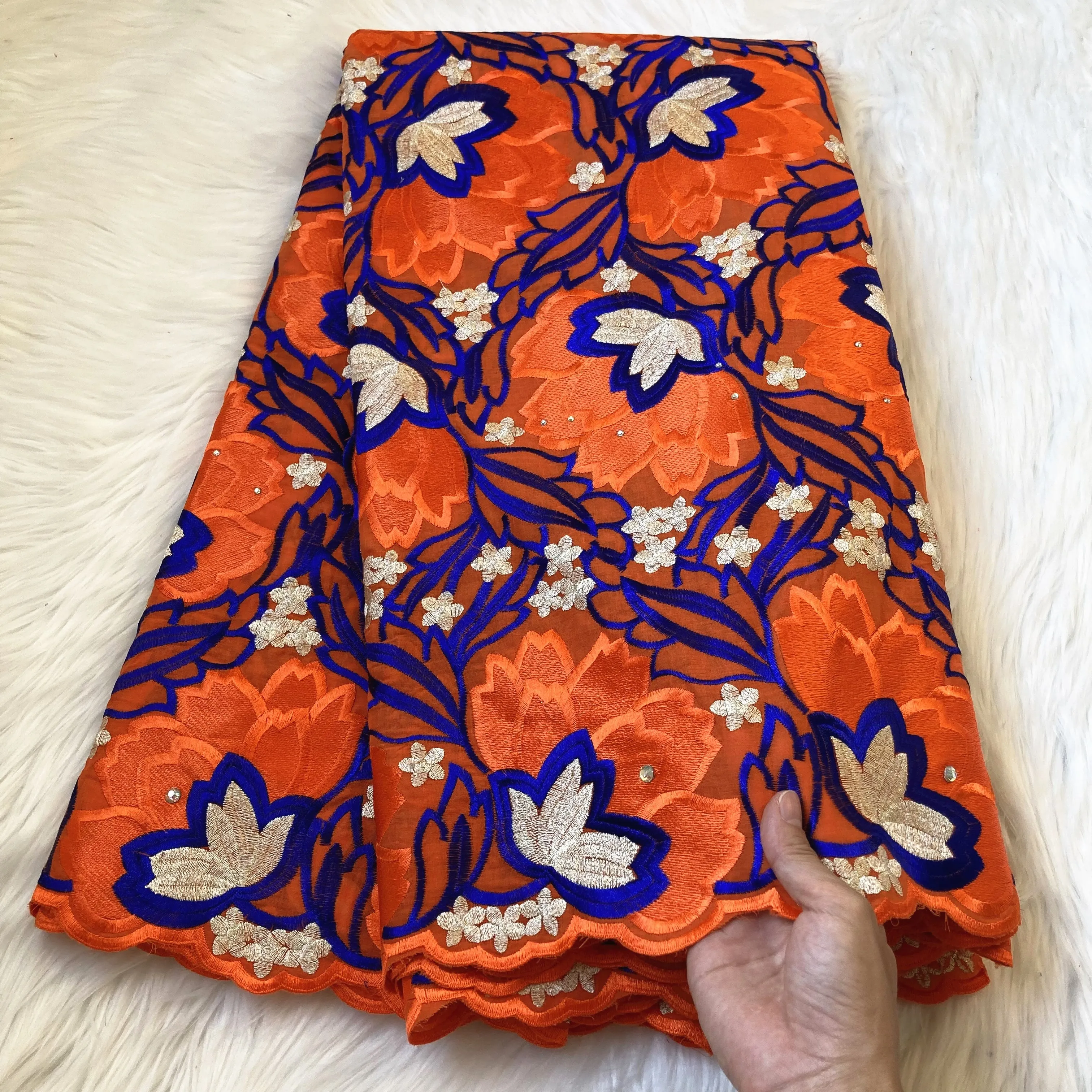 Тканевая ткань швейцарская вуаль кружево в Швейцарии африканская кружевная