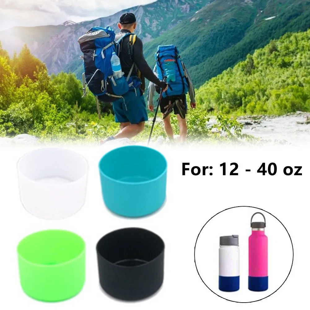 

Slip-proof Silicone Bottle Boots Sleeves Fit For 12-24/32-40oz For Hydro-Flask Bottle Outdoor Coturno Bike Bottle Boot Accessory