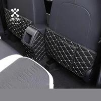 car mats for volkswagen polo hatchback anti dirty pad leather rear seat protection mat accessories interior 2016 2021