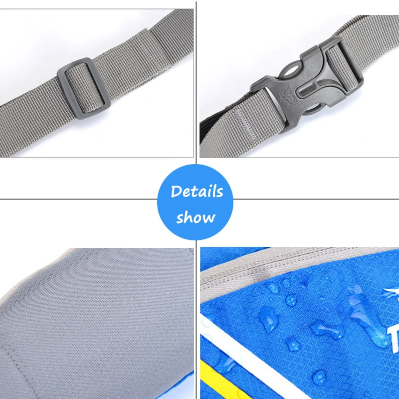 Поясной кошелек YoReAi унисекс для денег сумка спорта на открытом воздухе бега