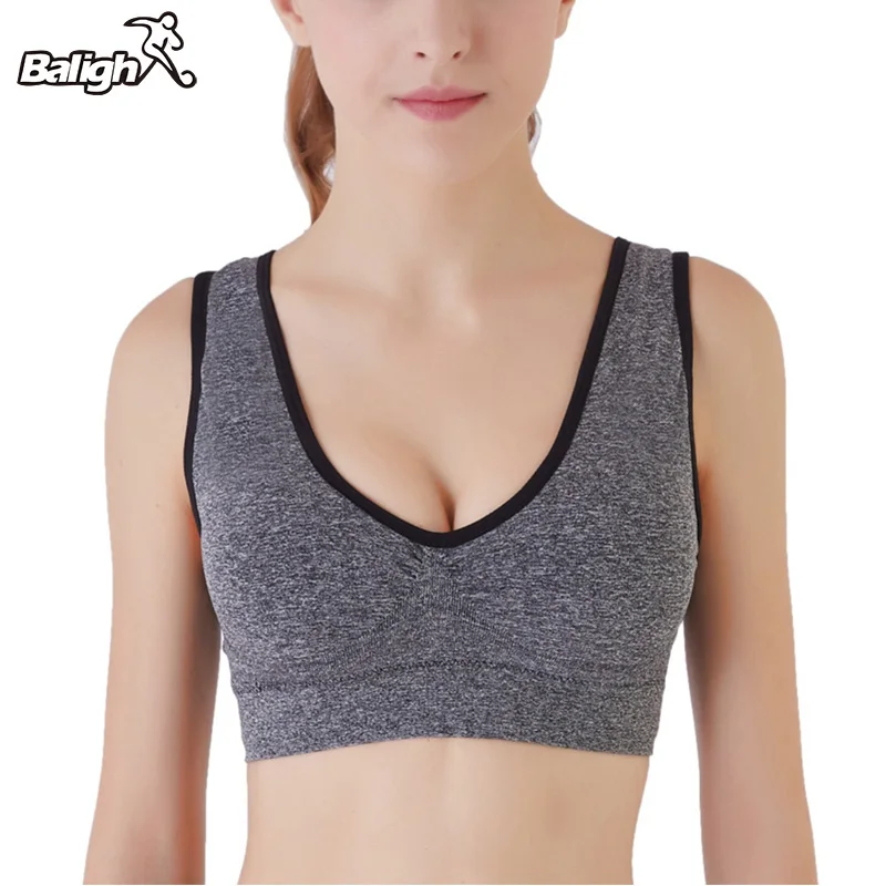 Balight Для женщин s бесшовный бюстгальтер жилет Фитнес занятий йогой Мягкий