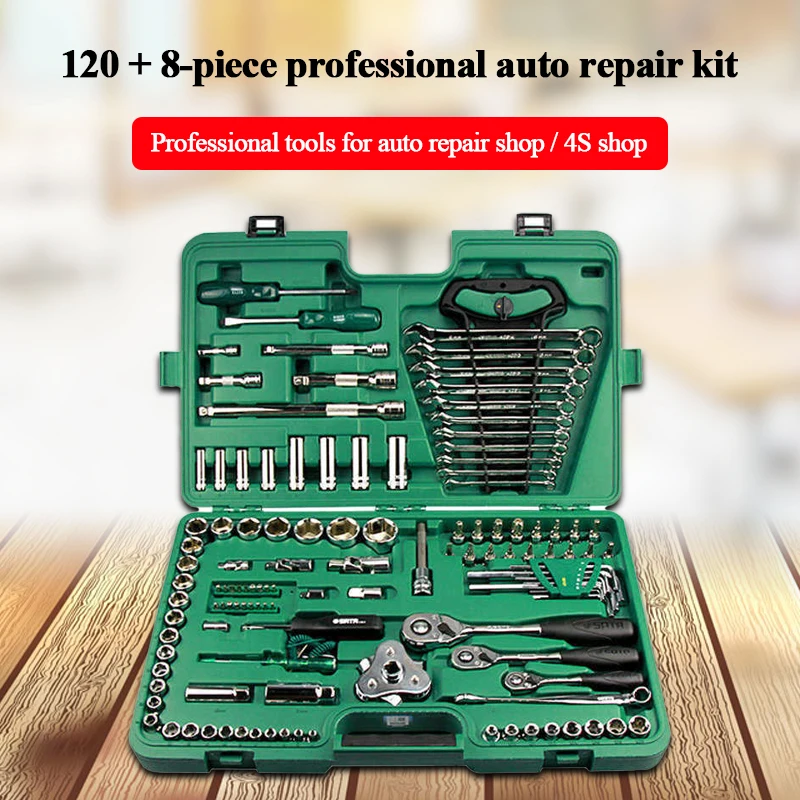 

Auto Repair Tools / 121 Sets Of Auto Repair Sets / Auto Repair Sets Of 120+1 Sets / Tsocket Wrench Set 09014a