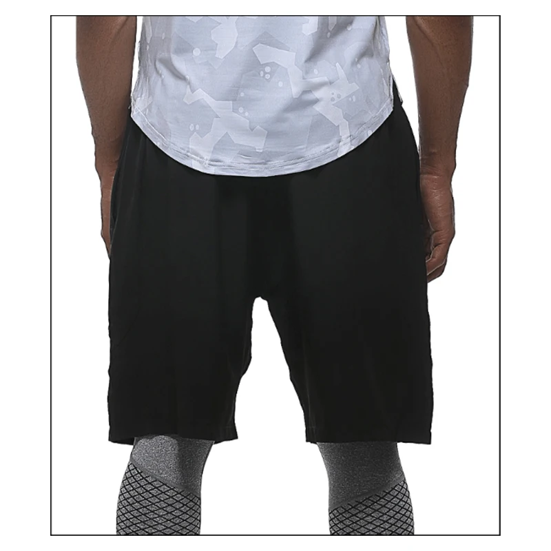 Мужские спортивные шорты спортзал Бег тренировки свободные быстросохнущие