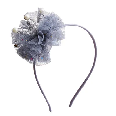 

1pcs Korean version of sweet satin pleated headband, cream girl all-match headdress