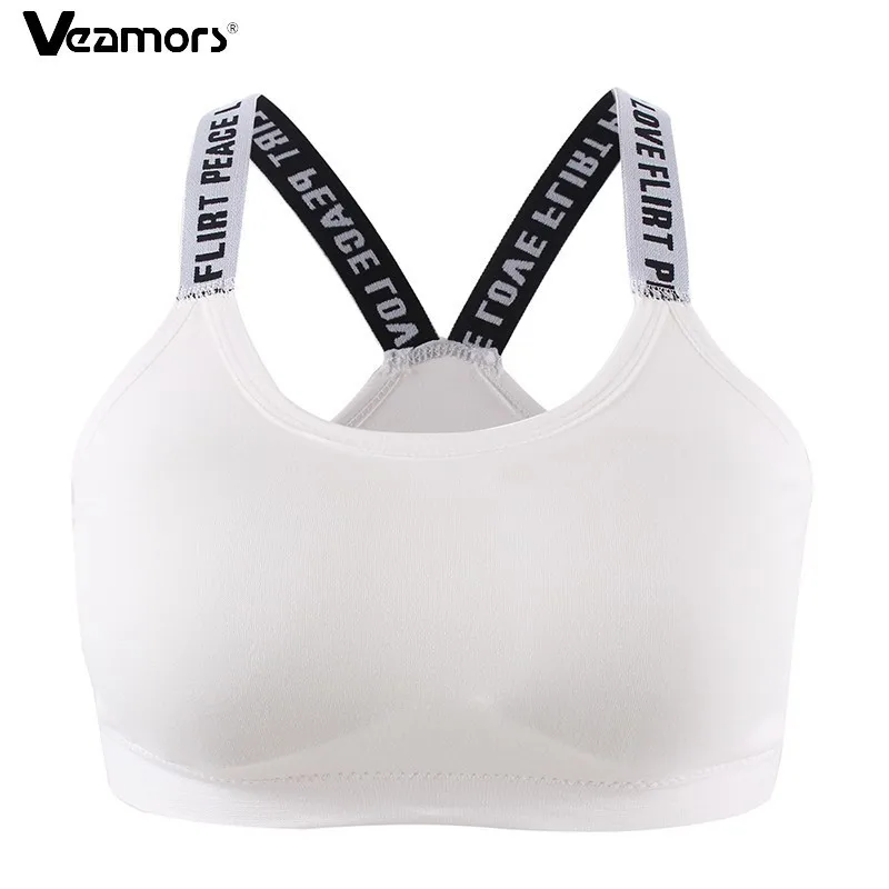 Женский спортивный бюстгальтер VEAMORS 2 стиля для йоги фитнеса бега дышащий