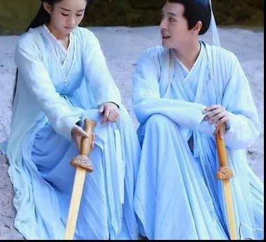 Летний китайский традиционный ханьфу 2020 Женский костюм династии Цин мужские