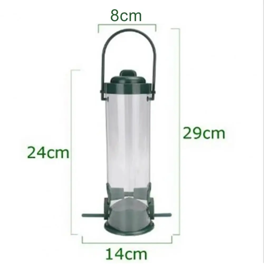 

Garden Outdoor Balcony Hanging Bird Feeder Portable Pet Parrot Feeding Supplies