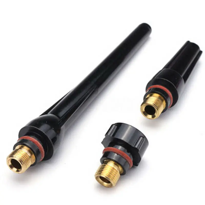

49Pcs/Set Tig Welding Torch Stubby Gas Lens Glass Cup Kit For Wp-17/18/26 DOL Heat-resistant Glass Alumina Nozzle Tube Chuck Etc