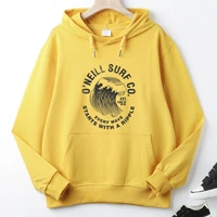 oneil every wave starts with a ropple autumn winter hoodie slim long sleeve pocket sweatshirt unique unisex tops pullover