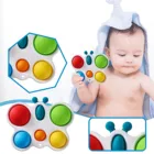 Простая игрушка-бабочка с пузырьками, игрушка-антистресс для раннего развития аутизма и особых потребностей