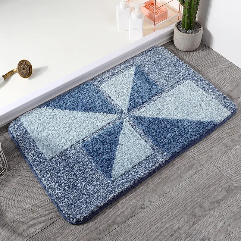 

Thicken Floor Mats Bathroom Anti-slip Mats Door Mats Bedroom Bathroom Entrance Foot Mats Household Carpets Absorbent Toilets