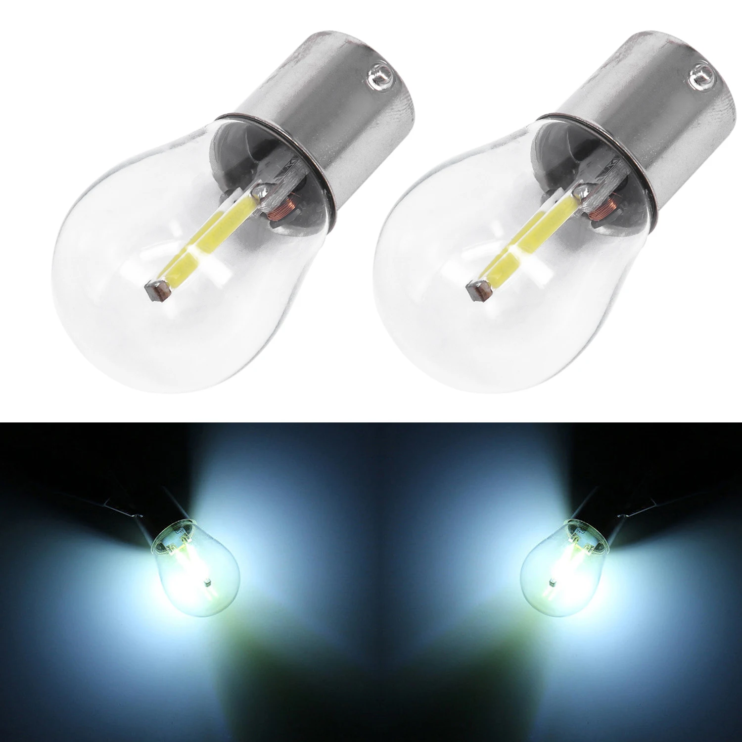 

Turn Signal Reverse Brake Bulb Brake Stop Lamp Signal 1156 2pcs Automotive