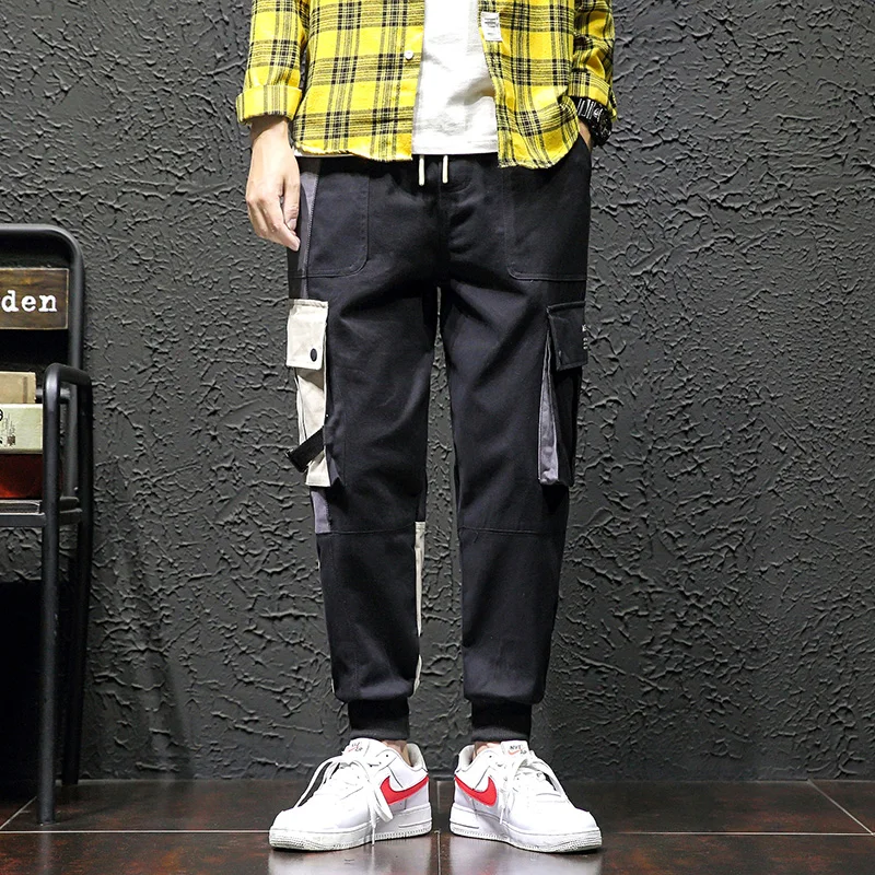 Брюки-карго мужские с принтом модные повседневные штаны уличная одежда в стиле