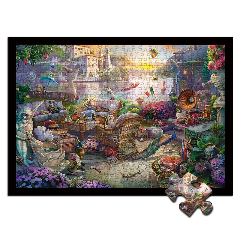 Деревянный пазл 1000 шт. большие сложные Обучающие игрушки взрослые снятие стресса