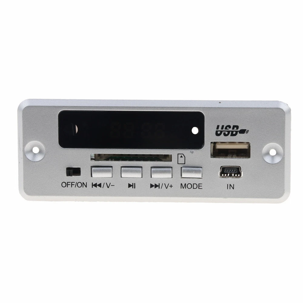 BT SD USB FM Aux Радио MP3 плеер встроенный Автомобильный USB Bluetooth Hands-free MP3 декодер плата модуль аудио переоборудование