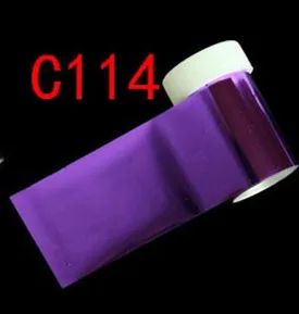 C114 233 Тип 4*100 см голографические наклейки из фольги для переноса ногтей слайдер Радужная зимняя наклейка s для маникюра Nailart украшения(2 - Color: C114