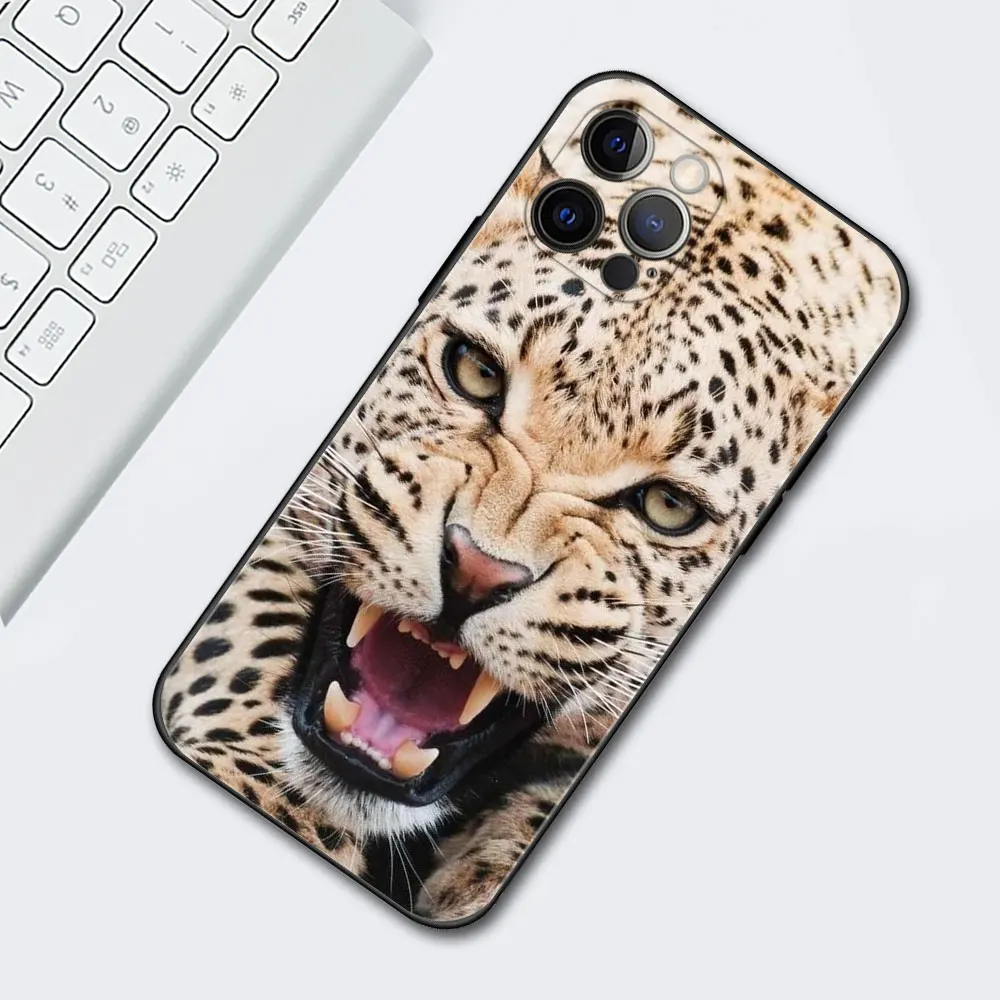 Чехол для телефона с изображением Льва тигра iPhone 13 Pro 12 Mini 11 Max XR X 7 8 6 6S Plus XS 5S SE 2020 |